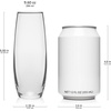 image:imageLibbey Signature Stratford Champagne Flute Glasses Set of 4 Artful Lavish Stemmed Wine Glasses 8 oz Sparkling Wine Glasses for Weddings BirthdaysLarge Stemless Flute 6