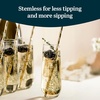 image:imageLibbey Signature Stratford Champagne Flute Glasses Set of 4 Artful Lavish Stemmed Wine Glasses 8 oz Sparkling Wine Glasses for Weddings BirthdaysStemless Flute 12