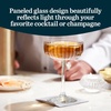 image:imageLibbey Signature Stratford Coupe Cocktail Glasses Set of 4 Artful Lavish Coupe Martini Glasses Stemmed Cocktail Glasses for Weddings BirthdaysPaneled 4