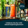 image:imageLibbey Tiki Rocks Glass Cups Set Vintage Drink Ware Set of 4 Exotic Dishwasher Safe Old Fashioned Glass Set for Backyard Luau or Pool PartyTiki Bamboo