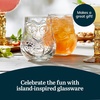 image:imageLibbey Tiki Rocks Glass Cups Set Vintage Drink Ware Set of 4 Exotic Dishwasher Safe Old Fashioned Glass Set for Backyard Luau or Pool PartyTiki Faces