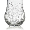 image:imageLibbey Tiki Rocks Glass Cups Set Vintage Drink Ware Set of 4 Exotic Dishwasher Safe Old Fashioned Glass Set for Backyard Luau or Pool PartyTiki Faces