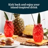 image:imageLibbey Tiki Rocks Glass Cups Set Vintage Drink Ware Set of 4 Exotic Dishwasher Safe Old Fashioned Glass Set for Backyard Luau or Pool PartyTiki Pineapple