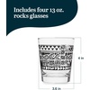 image:imageLibbey Tiki Rocks Glass Cups Set Vintage Drink Ware Set of 4 Exotic Dishwasher Safe Old Fashioned Glass Set for Backyard Luau or Pool PartyTiki Rocks Black