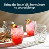 image:imageLibbey Tiki Rocks Glass Cups Set Vintage Drink Ware Set of 4 Exotic Dishwasher Safe Old Fashioned Glass Set for Backyard Luau or Pool PartyTiki Statue