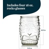 image:imageLibbey Tiki Rocks Glass Cups Set Vintage Drink Ware Set of 4 Exotic Dishwasher Safe Old Fashioned Glass Set for Backyard Luau or Pool PartyTiki Statue