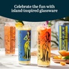 image:imageLibbey Tiki Rocks Glass Cups Set Vintage Drink Ware Set of 4 Exotic Dishwasher Safe Old Fashioned Glass Set for Backyard Luau or Pool PartyTiki Zombie Clear