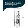 image:imageLibbey Tiki Rocks Glass Cups Set Vintage Drink Ware Set of 4 Exotic Dishwasher Safe Old Fashioned Glass Set for Backyard Luau or Pool PartyTiki Zombie Clear