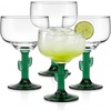 image:imageLibbey Blue Ribbon Stemless Margarita Glasses ArtisanInspired Elegant Margarita Glass Set of 6 Lightweight Mexican Glassware for Parties and MoreCactus Stemmed 4