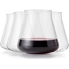 image:imageLibbey Hammered Stemless Wine Glasses Set of 8 1775ounce DishwasherSafe Chiseled Textured Glassware Set All Purpose Wine Glasses for Everyday UseMagnitude 4 12 oz