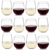 Stemless Red & White 12