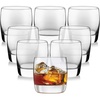 image:imageLibbey Lava Rocks Glasses Set Free Form Glassware Drinking Glasses Set of 8 Tactile AllPurpose Dishwasher Safe Glasses for Cocktail PartiesKentfield