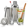 image:imageLibbey Mixology 2Piece Measuring Glass Set 16 oz 4 oz Bartender Mixing Glass with Measurement Lines Drink Measurer for Cocktails Beer and MoreCocktail Set 9