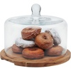image:imageLibbey Selene Glass Cake Stand with Dome Lid Footed Dessert Serving DishFlat Round