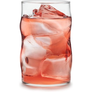 image:image16 Oz Ascent Black Ribbon Drinking Glasses Set of 8Lava
