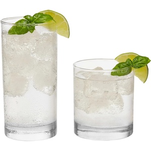 image:imageLibbey Blue Ribbon Tumbler amp Rocks Drinking Glasses Set of 16 Dimpled Cups3  Province 24