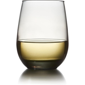 image:imageLibbey Hammered Stemless Wine Glasses Set of 8 1775ounce DishwasherSafe Chiseled Textured Glassware Set All Purpose Wine Glasses for Everyday UseMoonstone Grey 12