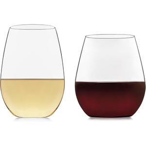 image:imageLibbey Signature Kentfield Balloon Wine Glasses 24 Oz Elegant Large Red Wine Glasses Set of 4 Long Stem Glass Wine Glasses for Weddings Birthdays and MoreKentfield Stemless Party