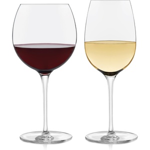 image:imageLibbey Signature Kentfield Balloon Wine Glasses 24 Oz Elegant Large Red Wine Glasses Set of 4 Long Stem Glass Wine Glasses for Weddings Birthdays and MoreWine Party